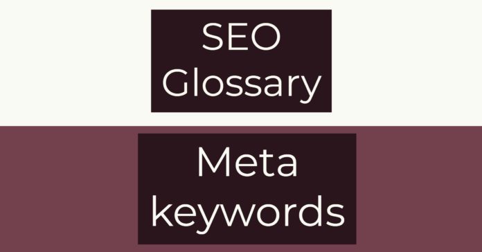 meta keywords